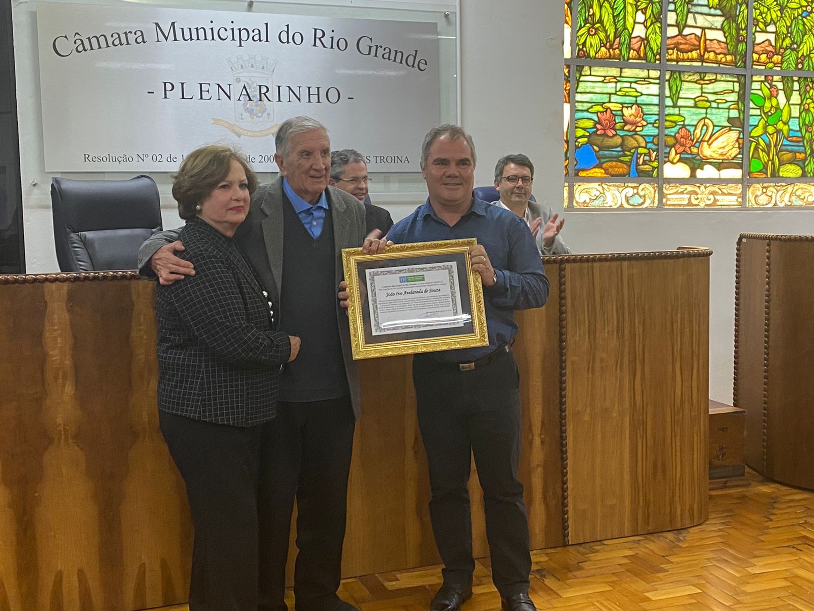 Câmara Municipal concede Voto de Louvor ao sr. João Ivo Avelaneda de Souza