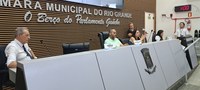 Câmara Municipal recebe presidente da Santa Casa