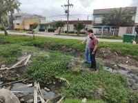 Presidente da Câmara realiza visitas à obras que estão sendo realizadas na cidade